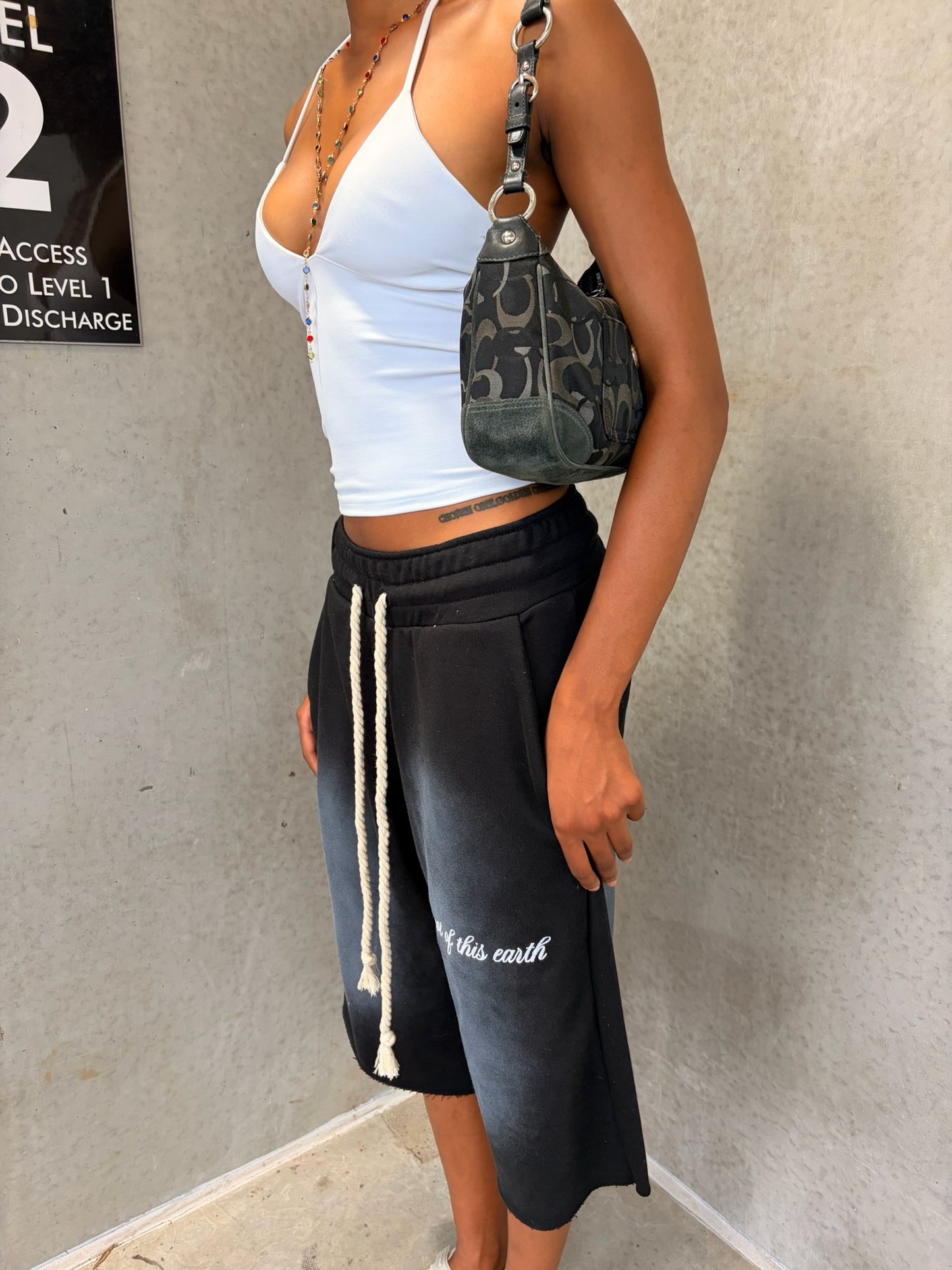 *obsidian 3/4 shorts.