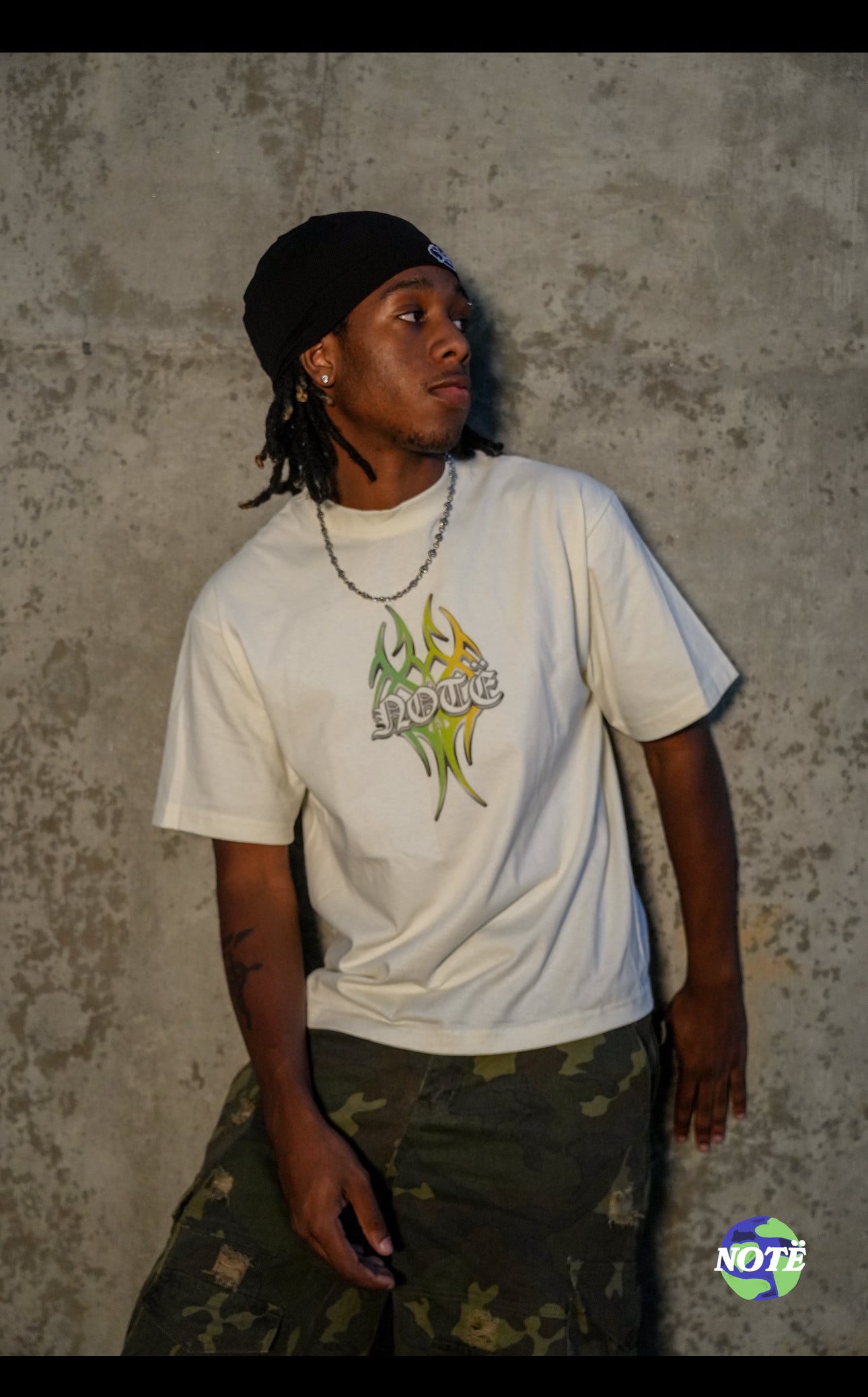 Note Flame Tee